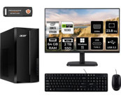 Acer Aspire TC1760 DTBHUEM005MNT3449 Harici GeForce GT 1030 Intel Core i5 12400 64 GB Ram 2 TB SSD Tower Windows 11 Pro 23.8 inç Monitörlü Masaüstü Bilgisayar + PER4 BELLEK