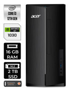 Acer Aspire DT.BHUEM.004 Harici GeForce GT 1030 Intel Core i3 12100 16 GB Ram 2 TB SSD Tower Windows 11 Home Masaüstü Bilgisayar + PER4 BELLEK