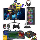 Cachex CRV88 Harici GeForce GTX 1050 Ti AMD Ryzen 5 3600 32 GB Ram 1 TB SSD Tower FreeDos 24 inç Monitörlü Masaüstü Bilgisayar