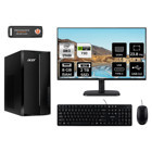 Acer Aspire TC1760 DT.BHUEM.004 Harici GeForce GT 730 4 GB Intel Core i3 12100 8 GB Ram 2 TB SSD Tower FreeDos 23.8 inç Monitörlü Masaüstü Bilgisayar