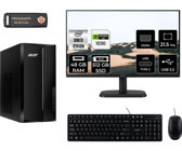 Acer Aspire TC1760 DTBHUEM004MNT3342 Harici GeForce GT 1030 Intel Core i3 12100 48 GB Ram 512 GB SSD Tower FreeDos 21.5 inç Monitörlü Masaüstü Bilgisayar + PER4 BELLEK