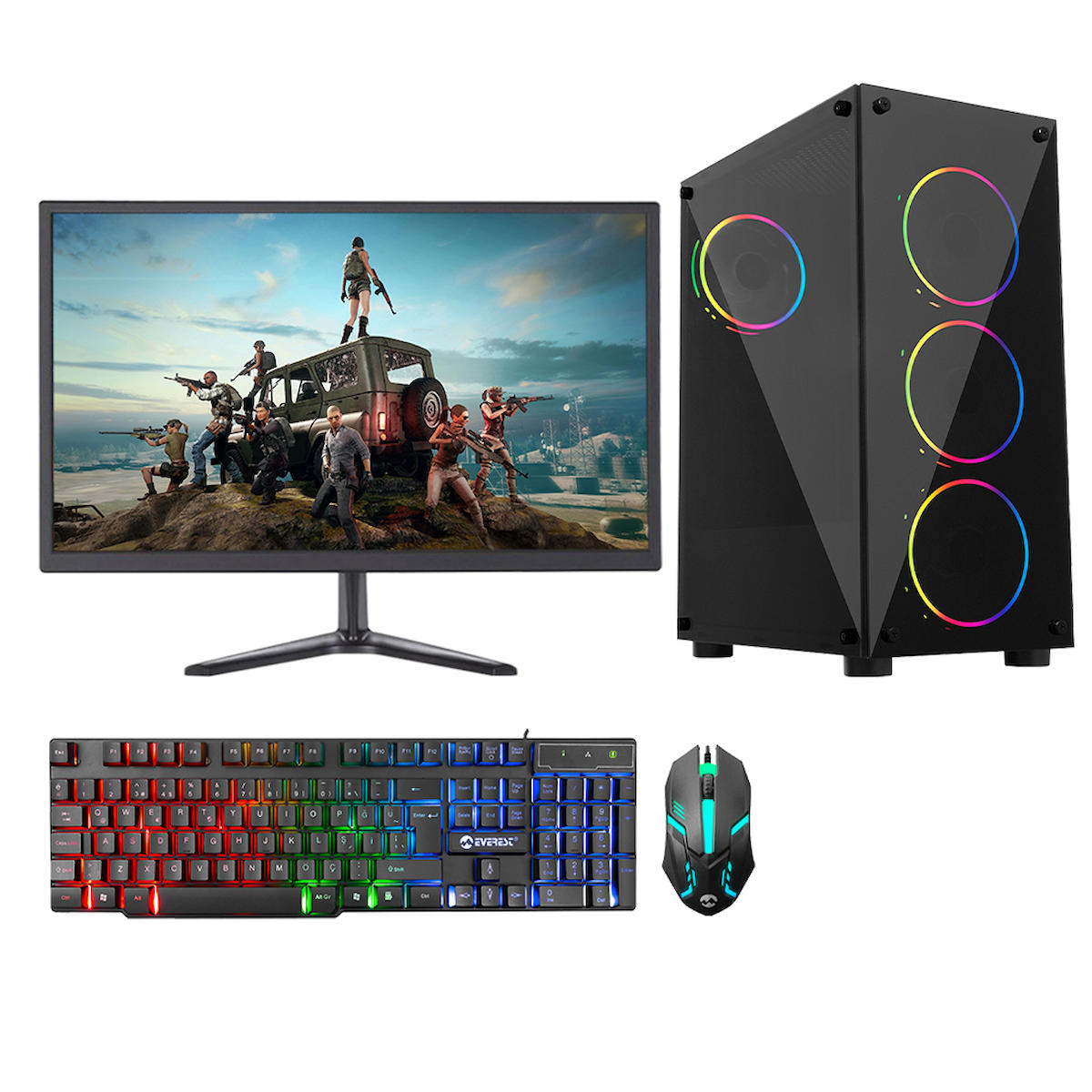 Avantron AV7894 Harici Radeon RX 550 Intel Core i7 3770 8 GB Ram DDR3 256 GB SSD Tower Windows 10 Pro Masaüstü Bilgisayar