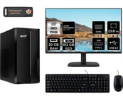 Acer Aspire TC1760 DTBHUEM004MNT1317 Harici Radeon RX 550 Intel Core i3 12100 20 GB Ram 512 GB SSD Tower FreeDos 23.8 inç Monitörlü Masaüstü Bilgisayar + PER4 BELLEK