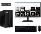 Acer Aspire TC1760 DTBHUEM004MNT418 Dahili Intel UHD Graphics Intel Core i3 12100 20 GB Ram 1 TB SSD Tower Windows 11 Pro 21.5 inç Monitörlü Masaüstü Bilgisayar + PER4 BELLEK