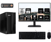 Acer Aspire TC1760 DTBHUEM004MNT403 Dahili Intel UHD Graphics Intel Core i3 12100 8 GB Ram 1 TB SSD Tower Windows 11 Pro 21.5 inç Monitörlü Masaüstü Bilgisayar + PER4 BELLEK