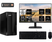 Acer Aspire TC1760 DTBHUEM005MNT1343 Harici Radeon RX 550 Intel Core i5 12400 48 GB Ram 1 TB SSD Tower FreeDos 23.8 inç Monitörlü Masaüstü Bilgisayar + PER4 BELLEK