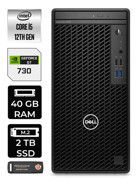 Dell OptiPlex N010O3000MTAC Harici GeForce GT 730 4 GB Intel Core i5 12500 40 GB Ram 2 TB SSD Tower FreeDos Masaüstü Bilgisayar + PER4 BELLEK