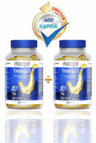 Maxigal Omega 3 Balık Yağı Kapsül 2000 mg 2x200 Adet