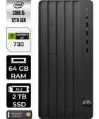 HP Pro Tower 290 G9 6D3A5EAP399 Harici GeForce GT 730 4 GB Intel Core i5 12500 64 GB Ram 2 TB SSD Tower Windows 11 Home Masaüstü Bilgisayar + PER4 BELLEK