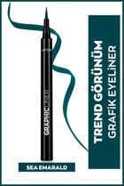 Avon Graphic Suya Dayanıklı Mat Pastel Yeşil Kalem Eyeliner
