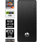 HP 295 G9 6D391EAP395 Harici GeForce GT 730 4 GB AMD Ryzen 3 5300G 48 GB Ram 4 TB SSD Tower Windows 11 Home Masaüstü Bilgisayar + PER4 BELLEK