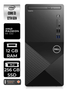 Dell Vostro 3910MT N3563VDT3910EMEA Harici Radeon RX 550 Intel Core i3 12100 12 GB Ram 256 GB SSD Tower FreeDos Masaüstü Bilgisayar + PER4 BELLEK