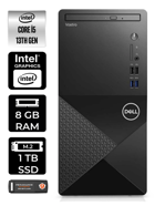 Dell Vostro 3020 N2050VDT3020MT Dahili Intel UHD Graphics 730 Intel Core i5 13400 8 GB Ram 1 TB SSD Tower FreeDos Masaüstü Bilgisayar + PER4 BELLEK