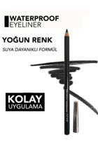 Anjo Professıonal Suya Dayanıklı Mat Pastel Siyah Kalem Eyeliner