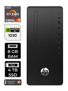 HP 295 G9 6D391EA Harici GeForce GT 1030 AMD Ryzen 3 5300G 8 GB Ram 4 TB SSD Tower Windows 11 Pro Masaüstü Bilgisayar + PER4 BELLEK