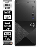 Dell Vostro 3910MT N3563VDT3910P377 Dahili Intel UHD Graphics Intel Core i3 12100 32 GB Ram 512 GB SSD Tower Windows 11 Home Masaüstü Bilgisayar + PER4 BELLEK