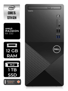 Dell Vostro 3020 N2046VDT3020MTU Harici Radeon RX 550 Intel Core i5 13400 12 GB Ram 1 TB SSD Tower FreeDos Masaüstü Bilgisayar + PER4 BELLEK