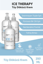 Ice Therapy Tüm Ciltler İçin Tüm Vücut Genital Bölge Kadın Tüy Dökücü Sprey 3x250 ml