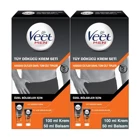 Veet Men Tüm Ciltler İçin Tüm Vücut Genital Bölge Kadın Tüy Dökücü Sprey 2x100 +50 ml