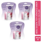 Sesu Duşta Hassas Ciltler İçin Tüm Vücut Genital Bölge Kadın Tüy Dökücü Sprey 3x150 ml