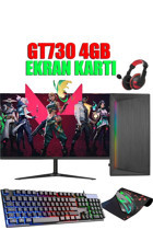 Dmc N57X Harici GeForce GT 730 Intel Core i5 2400 16 GB Ram 256 GB SSD Tower FreeDos 19.5 inç Monitörlü Masaüstü Bilgisayar
