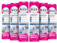 Veet Hassas Ciltler İçin Tüm Vücut Genital Bölge Kadın Tüy Dökücü Sprey 6x200 ml