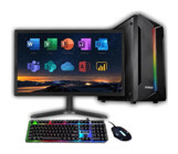 Everest EVO0727 Harici Radeon R5 230 Intel Core i3 2100 8 GB Ram 256 GB SSD Tower FreeDos 19.5 inç Monitörlü Masaüstü Bilgisayar