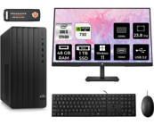 HP Pro Tower 290 G9 6D3A1EAMNT2443 Harici GeForce GT 730 4 GB Intel Core i3 12100 48 GB Ram 1 TB SSD Tower Windows 11 Pro 23.8 inç Monitörlü Masaüstü Bilgisayar + PER4 BELLEK