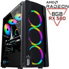 Gameline XR07 Harici Radeon RX 580 Intel Core i5 10400F 32 GB Ram DDR4 500 GB SSD Tower FreeDos Masaüstü Bilgisayar