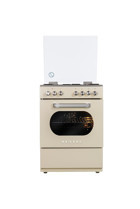Vestel SF 8400 RETRO 66 Lt Ocaklı A Enerji Sınıfı Analog Retro Doğalgaz Tam Boy Solo Fırın Bej
