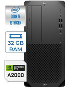 HP WS Z2 G9 88T1N3EA21 Harici GeForce RTX A2000 Intel Core i7 14700K 32 GB Ram DDR5 1 TB HDD + 512 GB SSD Tower Windows 11 Pro Masaüstü Bilgisayar