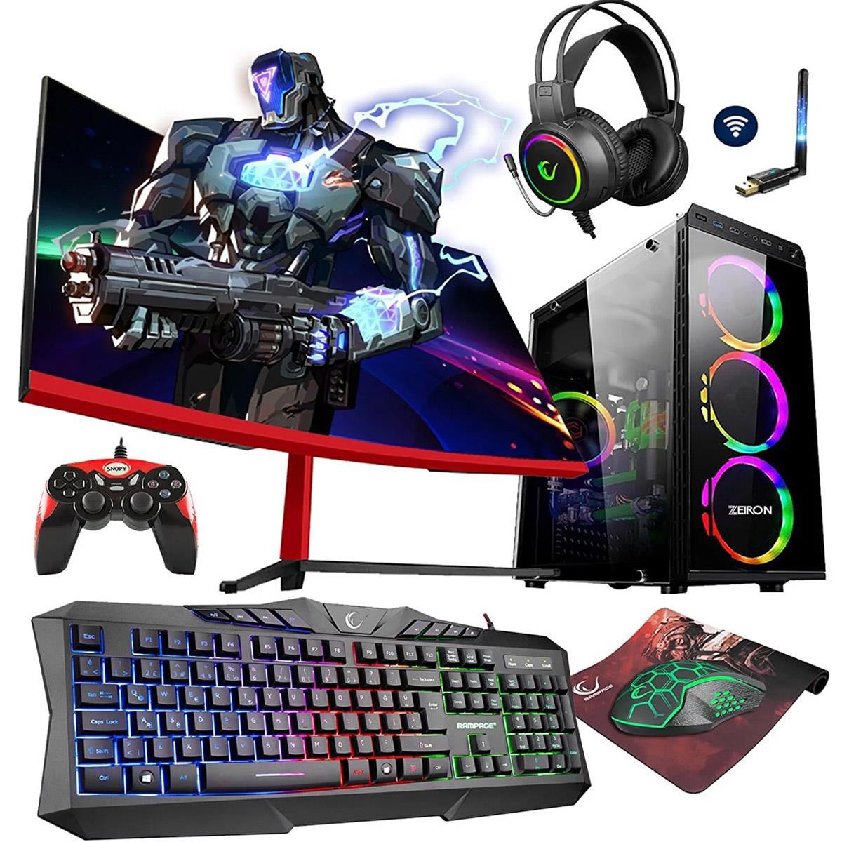 Zeiron RSX60 Harici GeForce GTX 1650 AMD Ryzen 5 5600X 16 GB Ram DDR4 1 TB HDD + 512 GB SSD Tower FreeDos Masaüstü Bilgisayar