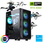 Güneysu Gaming Harici GeForce RTX 4060 Intel Core i3 14100F 16 GB Ram DDR5 500 GB SSD Tower FreeDos Masaüstü Bilgisayar