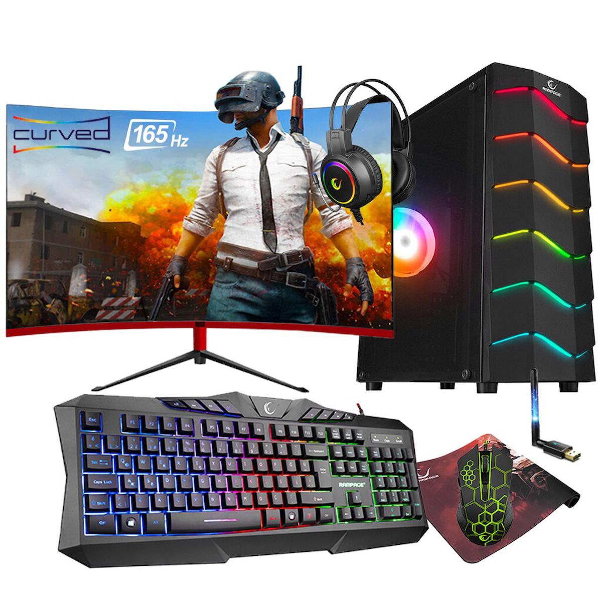 Zeiron ARC20 Harici Radeon RX 550 Intel Core i5 3470 16 GB Ram DDR3 1 TB HDD + 128 GB SSD Tower FreeDos Masaüstü Bilgisayar