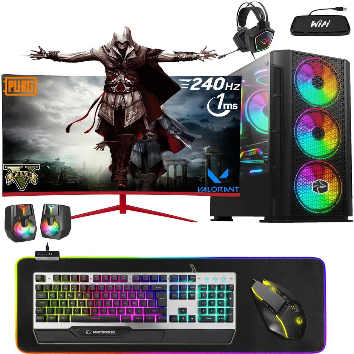 Zeiron RZX50 Harici GeForce RTX 3050 AMD Ryzen 5 3600 16 GB Ram DDR4 1 TB HDD + 256 GB SSD Tower FreeDos Masaüstü Bilgisayar