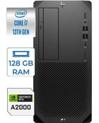 HP WS Z2 G9 88T1N3EA38 Harici GeForce RTX A2000 Intel Core i7 14700K 128 GB Ram DDR5 2 TB HDD + 2 TB SSD Tower Windows 11 Pro Masaüstü Bilgisayar