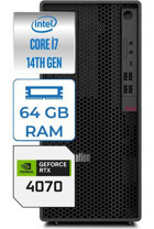 Lenovo Thinkstation P2 30FSS0VH0075 Harici GeForce RTX 4070 Intel Core i7 14700 64 GB Ram DDR5 1 TB HDD + 1 TB SSD Tower Windows 11 Pro Masaüstü Bilgisayar