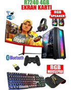 Dmc N11X Harici Radeon R7 240 Intel Core i5 3470 16 GB Ram 1 TB HDD + 256 GB SSD Tower FreeDos 23.8 inç Monitörlü Masaüstü Bilgisayar