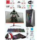 Ramtech CHİMERA X70 Harici GeForce RTX 3060 Ti Intel Core i5 9400F 16 GB Ram 1 TB HDD + 256 GB SSD Tower FreeDos 23.6 inç Monitörlü Masaüstü Bilgisayar