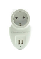 Powermaster Pm-16895 Tekli Soket 2'li USB Kablosuz Tekli Akım Korumalı Priz