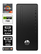 HP 295 G9 6D391EA Harici GeForce GT 730 4 GB AMD Ryzen 3 5300G 36 GB Ram 2 TB SSD Tower FreeDos Masaüstü Bilgisayar + PER4 BELLEK