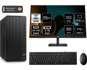 HP Pro Tower 290 G9 8T2X0ESMNT1324 Harici Radeon RX 550 Intel Core i3 13100 24 GB Ram 2 TB SSD Tower FreeDos 23.8 inç Monitörlü Masaüstü Bilgisayar + PER4 BELLEK