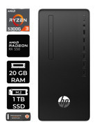 HP 295 G9 6D391EA Harici Radeon RX 550 AMD Ryzen 3 5300G 20 GB Ram 1 TB SSD Tower FreeDos Masaüstü Bilgisayar + PER4 BELLEK