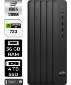 HP Pro Tower 290 G9 6D3A5EAP385 Harici GeForce GT 730 4 GB Intel Core i5 12500 36 GB Ram 4 TB SSD Tower Windows 11 Home Masaüstü Bilgisayar + PER4 BELLEK