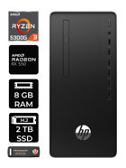 HP 295 G9 6D391EA Harici Radeon RX 550 AMD Ryzen 3 5300G 8 GB Ram 2 TB SSD Tower Windows 11 Home Masaüstü Bilgisayar + PER4 BELLEK