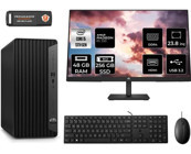 HP Pro Tower 290 G9 8T2W9ESMNT1341 Harici Radeon RX 550 Intel Core i5 13500 48 GB Ram 256 GB SSD Tower FreeDos 23.8 inç Monitörlü Masaüstü Bilgisayar + PER4 BELLEK