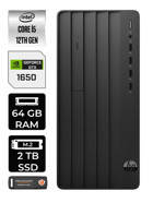 HP Pro Tower 290 G9 6D3A5EA Harici GeForce GTX 1650 Intel Core i5 12500 64 GB Ram 2 TB SSD Tower FreeDos Masaüstü Bilgisayar + PER4 BELLEK