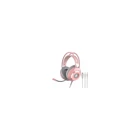 Yusoft AX120 3.5 mm Kablolu Oyuncu Kulak Üstü Kulaklık Pembe