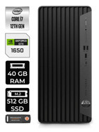 HP Pro Tower 400 G9 6U3M9EA Harici GeForce GTX 1650 Intel Core i7 12700 40 GB Ram 512 GB SSD Tower Windows 11 Home Masaüstü Bilgisayar + PER4 BELLEK