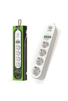 Ldnio Se4432 4'lü Soket 2 metre 4'lü USB Kablolu Çiftli Akım Korumalı Priz